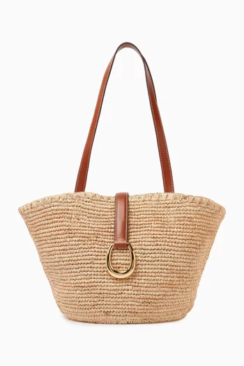 Small Vista Tote Bag in Raffia