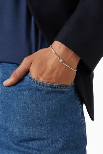 سوار كواد بسلسلة فضة إسترلينية