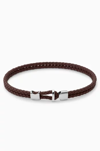 Orson Braided Bracelet in Leather