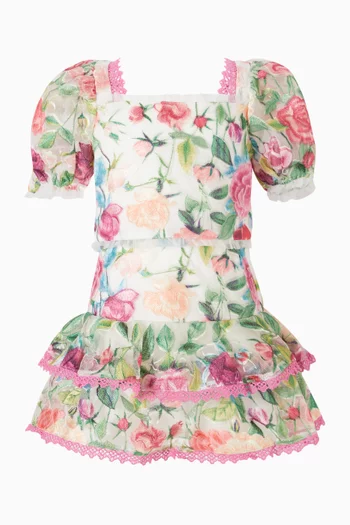 Rachelle Embroidered Mini Skirt