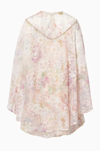 Gina Floral Lace Mini Dress