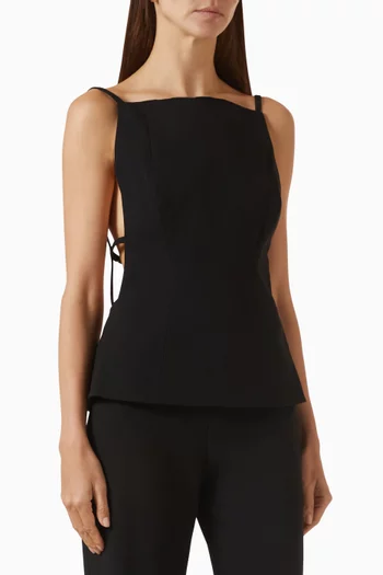 Mor Backless Top