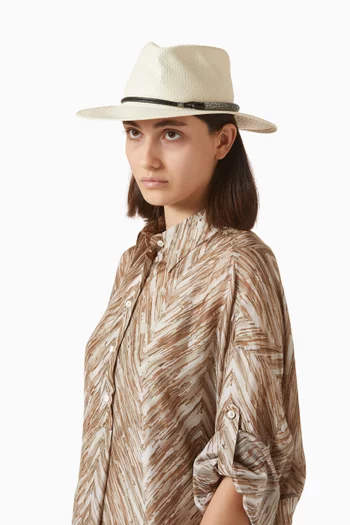 Fedora Hat in Straw