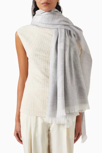 Serpenti Mega Scarf in Wool