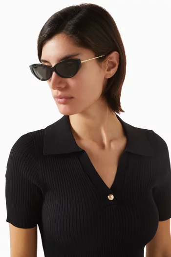 Cat-eye Sunglasses in Acetate