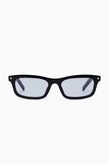 Rectangular Sunglasses in Acetate