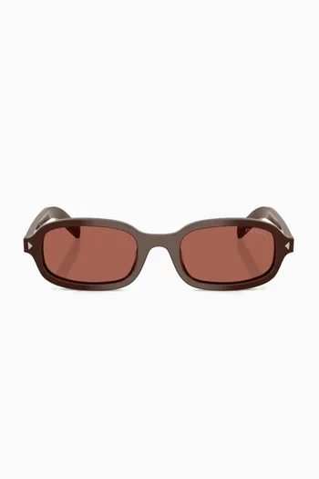 Oval Sunglasses in Acetate