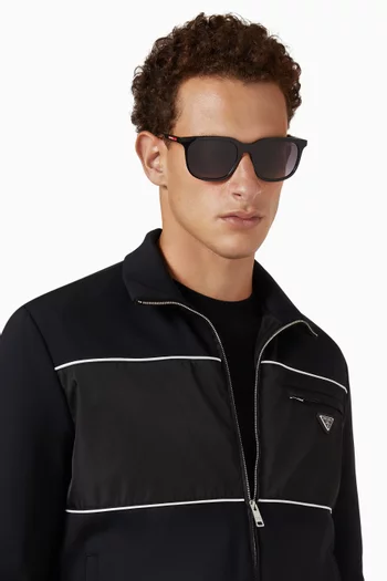 Rectangular Sunglasses in Acetate