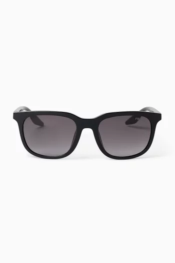 Rectangular Sunglasses in Acetate