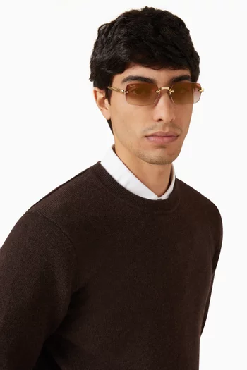 x A$AP ROCKY Oval Sunglasses in Metal