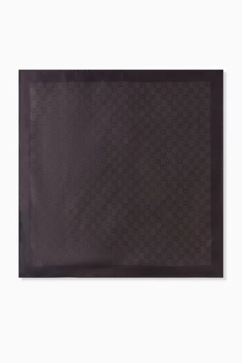 GG Mini Carré in Silk Twill