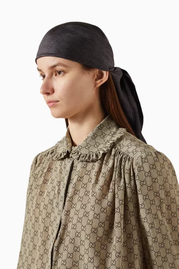 GG Carré in Silk Twill