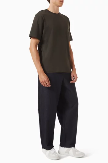 O-neck Lightweight T-shirt in Cotton