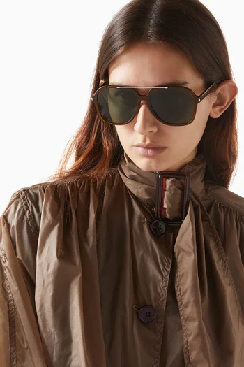 SL 545 Square Sunglasses in Acetate