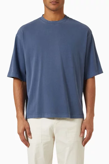 تي شيرت بقصة مربعة قطن عضوي