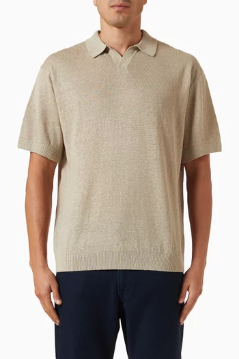 Jerry Polo T-shirt in Linen