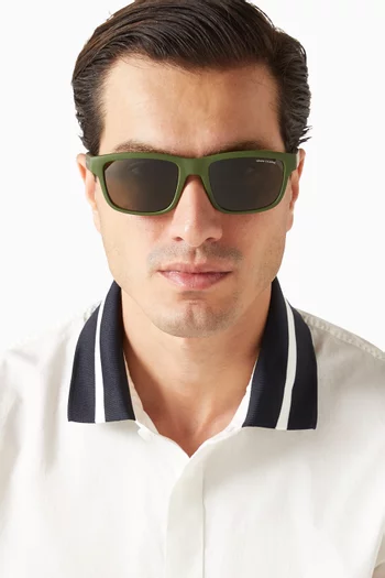 Rectangle Sunglasses in Acetate