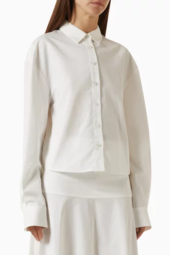 Fanna Shirt in Cotton Poplin