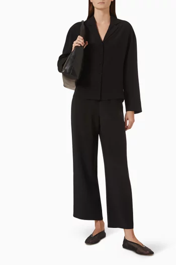 Philine Wide-leg Pants in Organic Silk