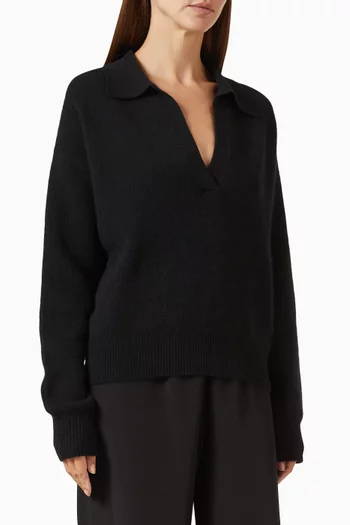 Kaia Collar Sweater in Cashmere