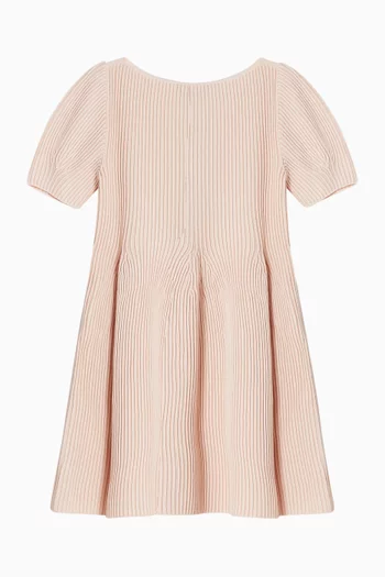 Pleated Knitted Dress