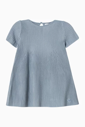 Knitted Pleated Dress