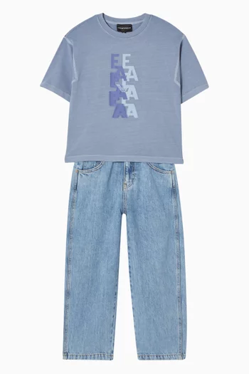 Wide Jeans in Denim