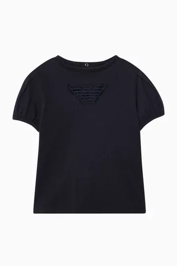 Eagle Rose T-shirt in Cotton Jersey