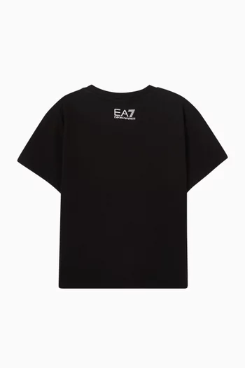 Logo Graphic T-shirt in Cotton
