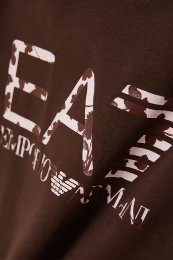 EA7 Logo T-Shirt in Cotton