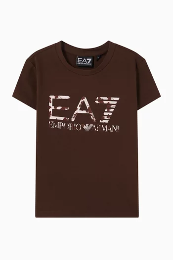 EA7 Logo T-Shirt in Cotton