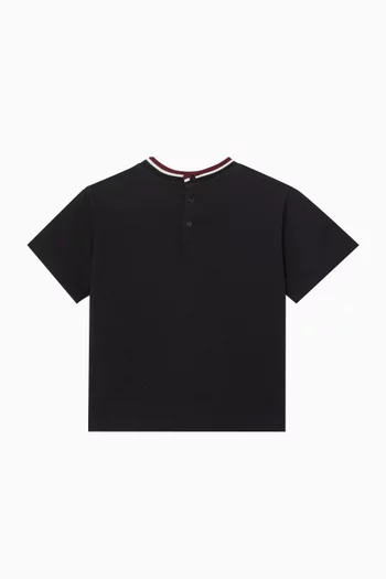 Logo Patch T-shirt in Cotton