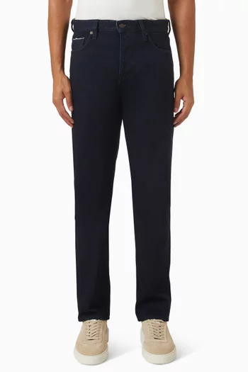 Flared Slim-fit Jeans in Denim