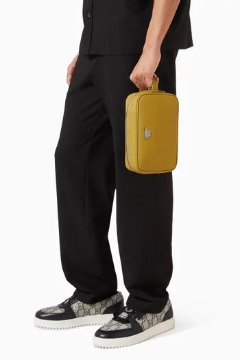 Toiletry Bag in Faux Leather