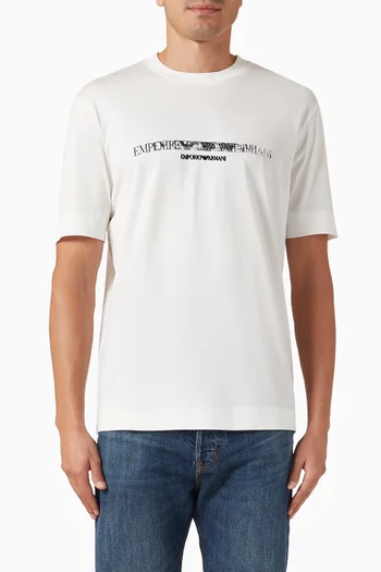 EA Text T-shirt in Cotton