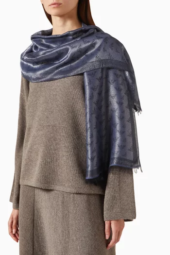 Micro Eagle Logo Scarf