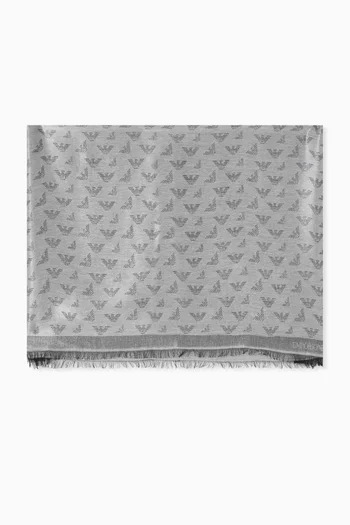 Micro Eagle Logo Scarf