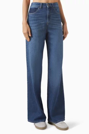 J14 Wide-leg Jeans in Denim