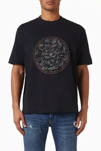 Hong Kong Graphic-print T-shirt in Jersey