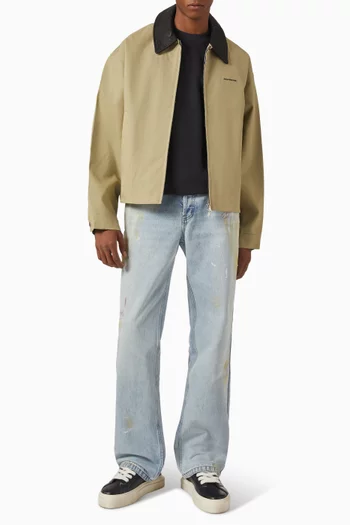 تي شيرت بكلمة State قطن جيرسيه