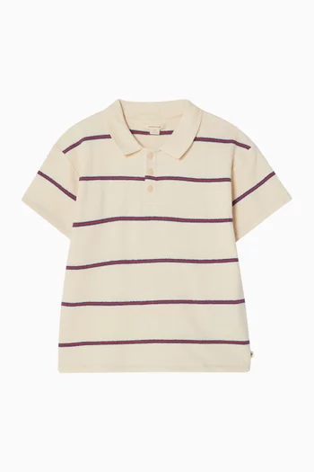 Trio Polo Shirt in Cotton-blend