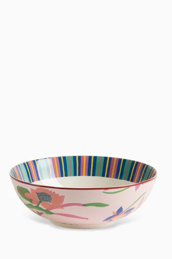 Japanese Salad Bowl in Porcelain, 23cm