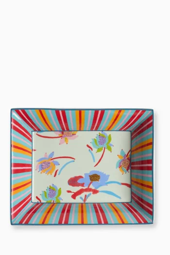 صينية تقديم جابانيز بورسلين، 19.5 × 15.5 سم