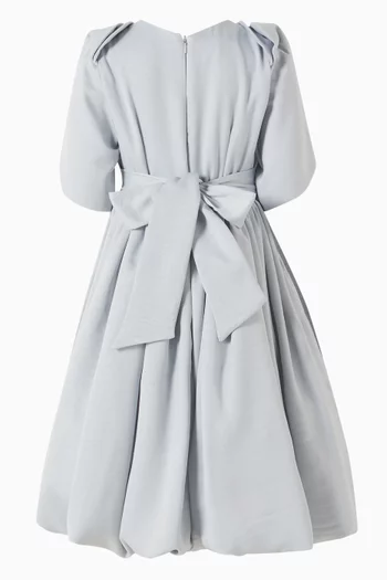 Bubble-hem Maxi Dress