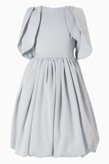 Bubble-hem Maxi Dress