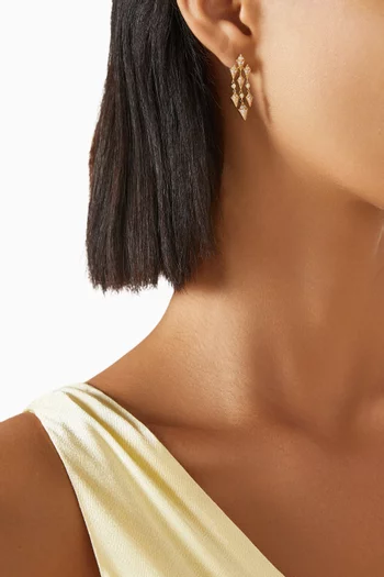 Al Merta'shah Diamond Earrings in 18kt Gold