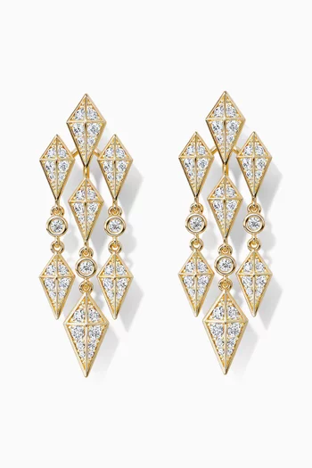 Al Merta'shah Diamond Earrings in 18kt Gold