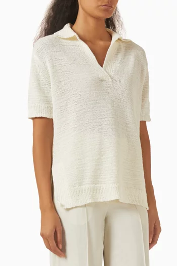 Rian Oversized Polo Top
