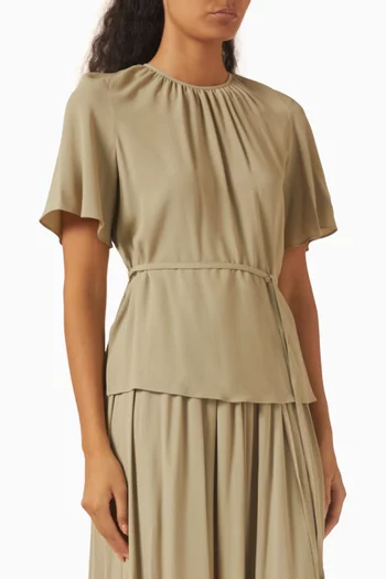 Libby Top in Silk-blend