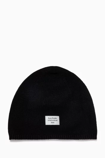 Logo Beanie in Cashmere